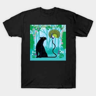 The Peacock and The Panther T-Shirt